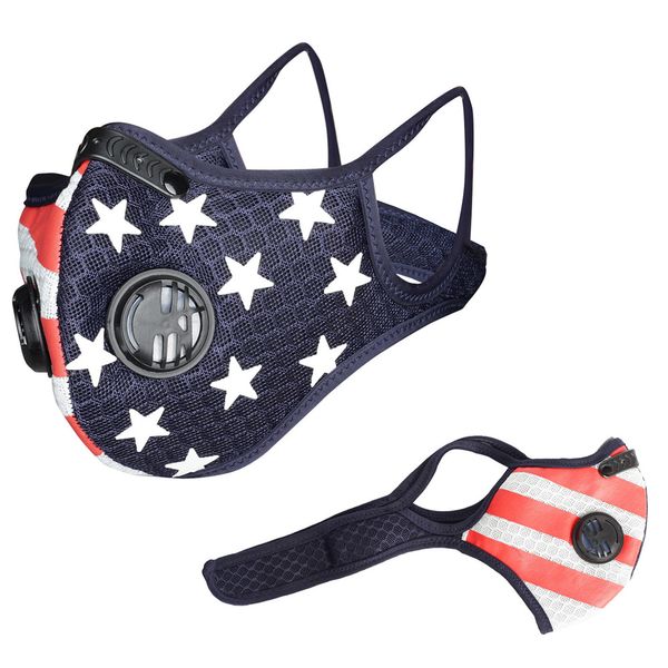 

cycling face mask sport outdoor training masks pm2.5 anti-dust pollution defense running mask activated carbon filter washable face mask