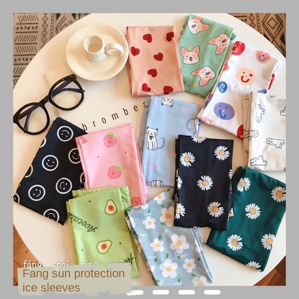 

sunscreen gloves web celebrity elegant wind beautiful girl gloves ice sleeve riding half finger ice silk sleeve