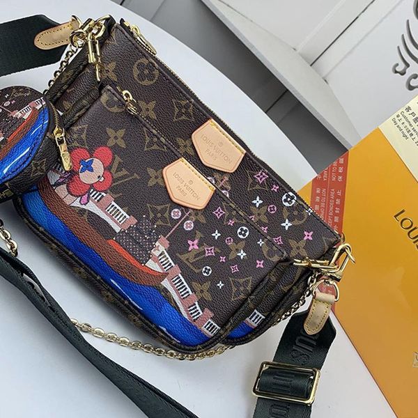 

womens bag bolso bandolera wallet purses crossbody bag luxury design money coin pocket leather womens chain shoulder bags