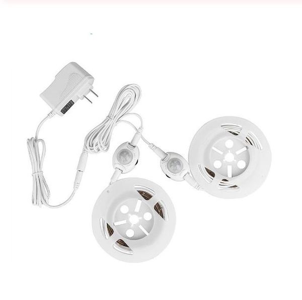 

double led strip motion sensor night light,waterproof 2*1.2m 36led motion activated bed light, automatic shut off timer