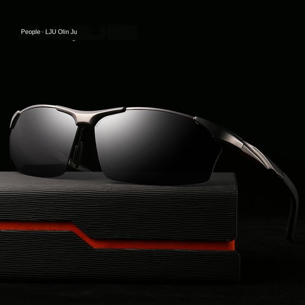 

new aluminum magnesium sun sports polarized men's driver driving fishing bodyguard sun sunglasses glasses 8513