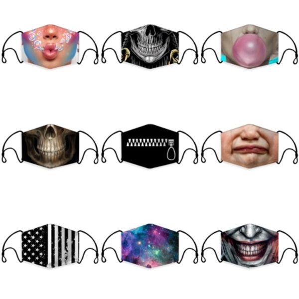 

конструктор face mask шаблоны мультфильм многоразового загрязнение воздуха ветер хлопчатобумажная ткань ткани лицо рот dust mask # aq801 # 5