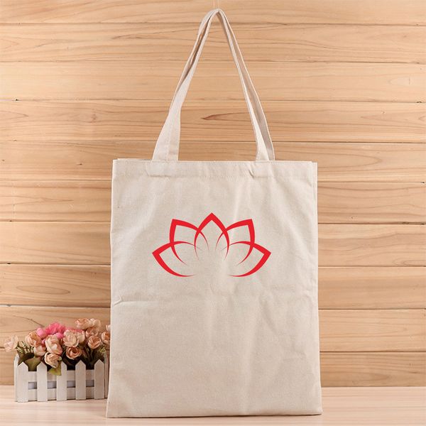 

творческий lotus мода девочки и женщины вскользь canvas tote сумка костюма для покупок, подарков, свадьбы, дня рождения или что-нибудь еще