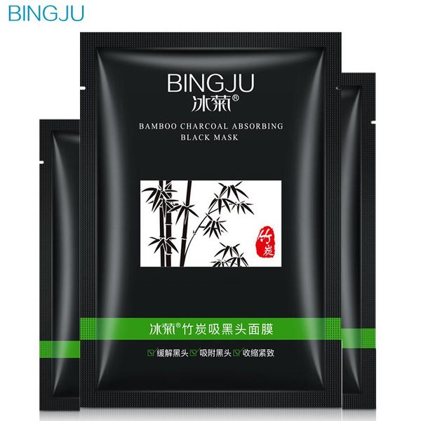 

Acne treatment Nose mask Blackhead Remover black face mask Bamboo Charcoal Absorbing Black Mask Pore Repairing Strengthen Firming Mascarilla