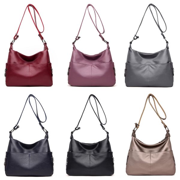 

2019 new s shoes versatile over-the-shoulder korean middle-aged mom shoulder school bag women's messenger bag big book bags, White