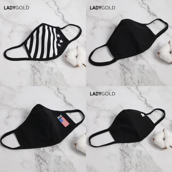 

usa election trump mask president support gatering campaign american flag fasion cotton clot fa mask party supplies#651, Black
