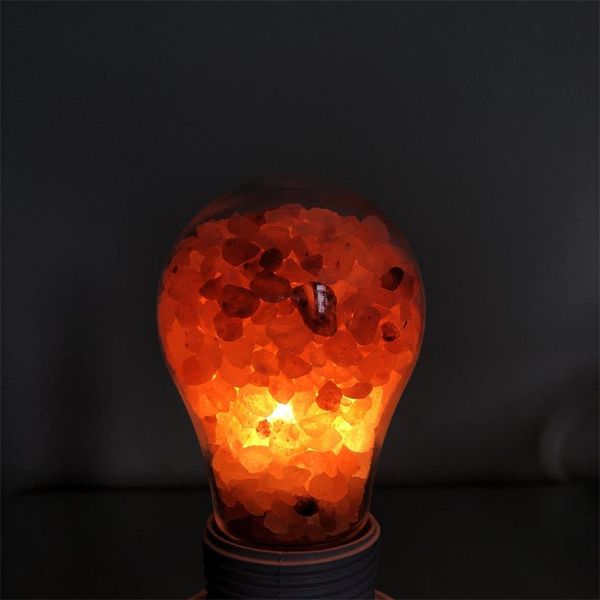 

factory direct himalayan salt lamp crystal led bulb rose novelty lighting creative bedroom bedside night light