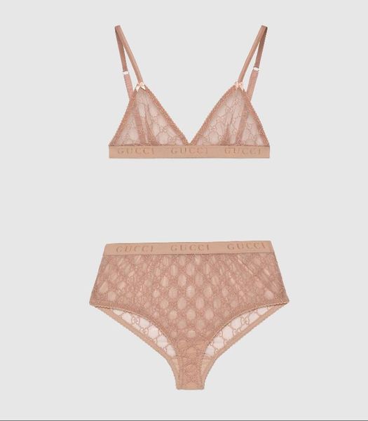 

2020 women no trace jacquard knickers bras sets girl cool fashion brand deep v gold letter print gather stripes elastic underwear, White;black