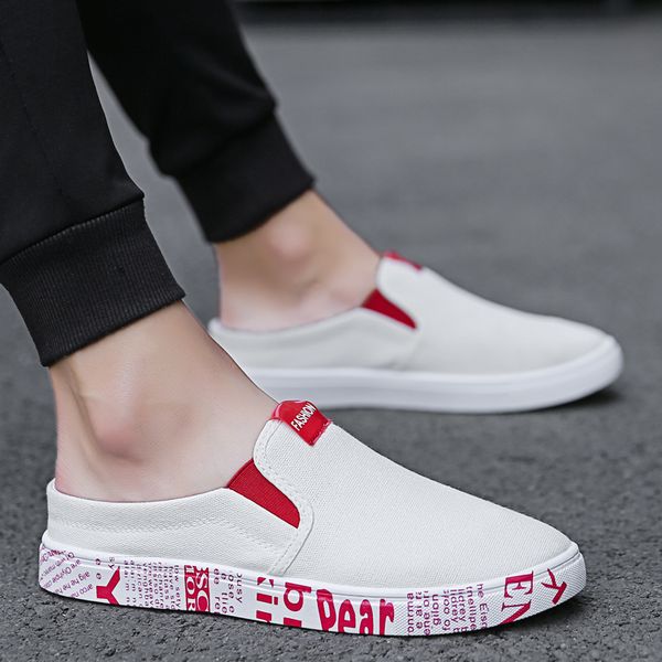 

guderian fashion mens loafers shoes comfortable canvas shoes men slip-on flats summer men scarpe uomo casual espadrilles, Black