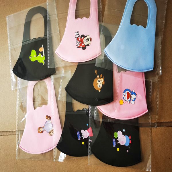 

dhl shipping ice silk cotton masks tools kids women 042usd high end packaging cloth masks designer masks xgtkb xhlove, Black