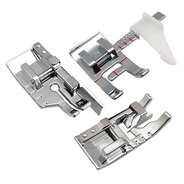 

3pcs/set blind stitch hem foot sewing machine presser feet foot fits for all low shank singer brother, Black