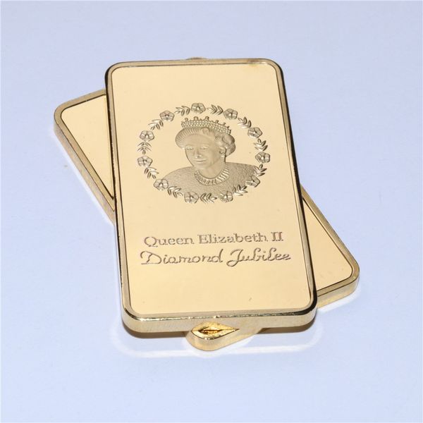 

королева елизавета ii позолоченные сувенирная монета золотой слиток