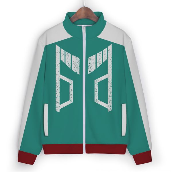 

my herozipper anime peripheral digital printed my herozipper coat anime peripheral digital printed coat sweater sweater sweater, Black