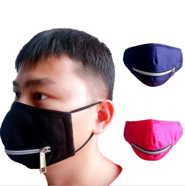 

fashion face mask personality dust-proof protective mask outdoor sports reusable zipper cotton cycling masks ing