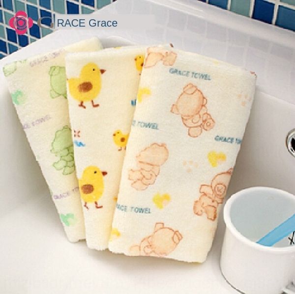 

jie liya pure cotton children's 6280a super soft and comfortable towel absorbing cartoon small towel