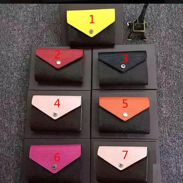 

розовый sugao бумажник женщины пу кожа высокого качества держатель кошелек монета кошелек шнур с буквы цветок 2020 новый стиль моды небольшо, Red;black