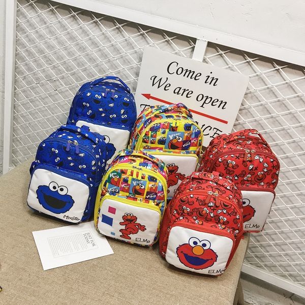 

2020 new children's cute cartoon bag backpack backpack boys and girls schoolbag kindergarten students' lost-proof schoolbag