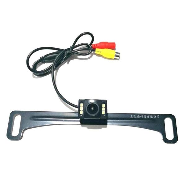 

american license plate frame of camera metal curved 6 light license plate frame hd night waterproof car camera auto accessories car dvr