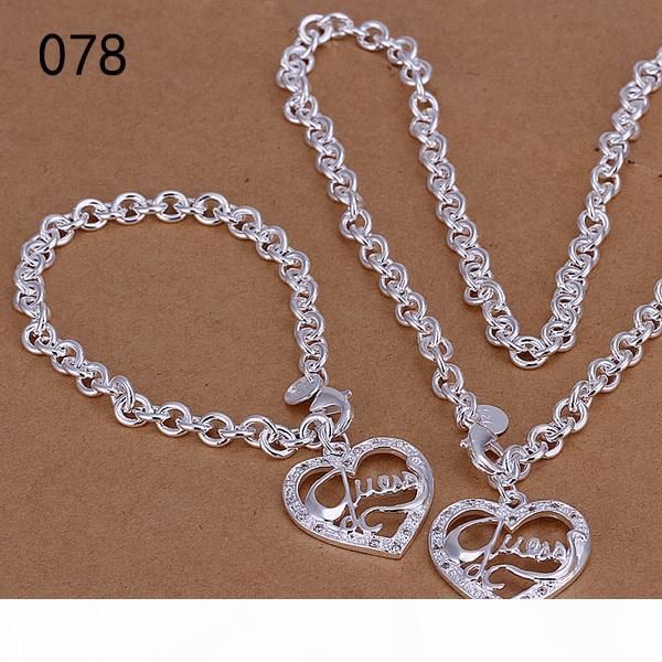 

e new women 's sterling silver plated jewelry sets ,fashion 925 silver jewelry set 7 same price diffrent style gts66 in
