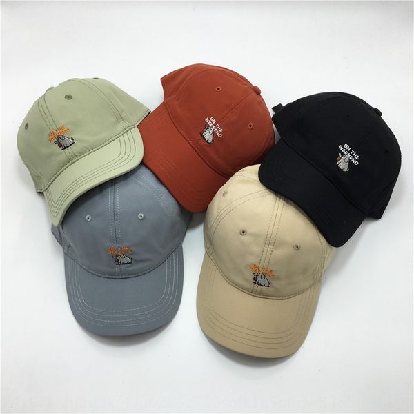 

bi68k new student korean style letter elephant embroidery baseball men's and women's travel all-match baseball cap sun hat sun hat, Blue;gray