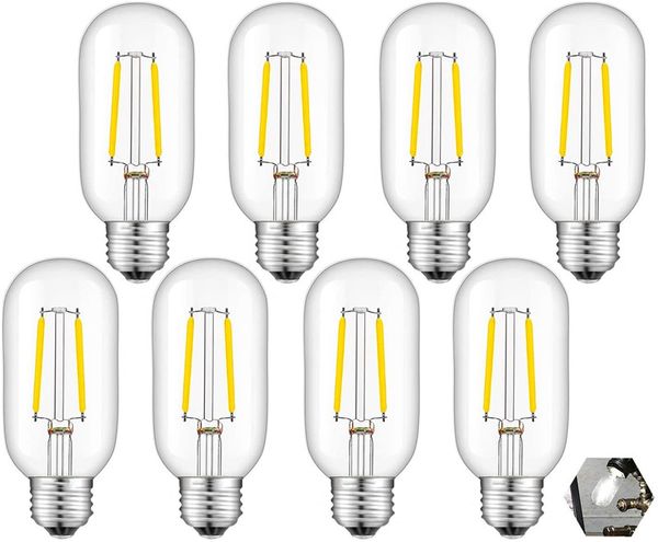 T45 2/4/6W Glühlampe LED-Glühbirnen Vintage 4W Tageslicht E27 2700k 6000K AC85-265V