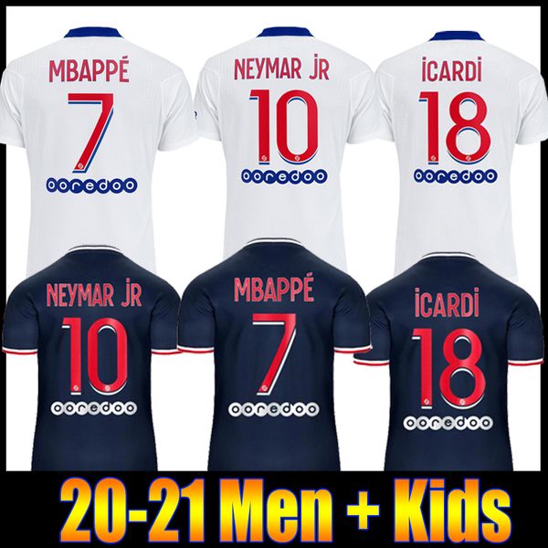 

20 21 maillot de foot mbappe soccer jersey 2020 2021 icardi neymar shirt jr men + kids kits sets 50th maillots de football hommes enfants, Black;yellow