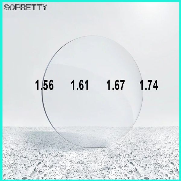 

1.56 1.61 1.67 1.74 anti-blue light aspheric prescription lenses for myopia presbyopia astigmatism pchromic resin lens hl001, Silver