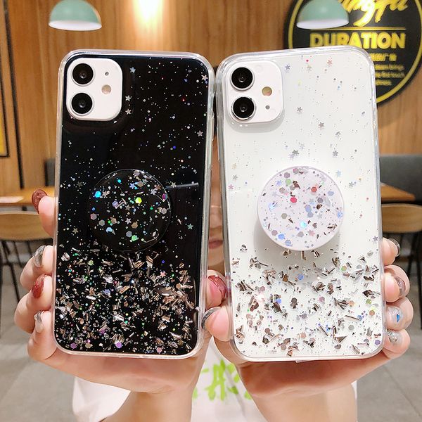 

побрякушки glitter чехол для samsung galaxy a51 a71 a81 a91 a01 a31 a21s a41 a50 a11 a30 a40 a20e a70 a8 a9 2018 чехол с подставкой case