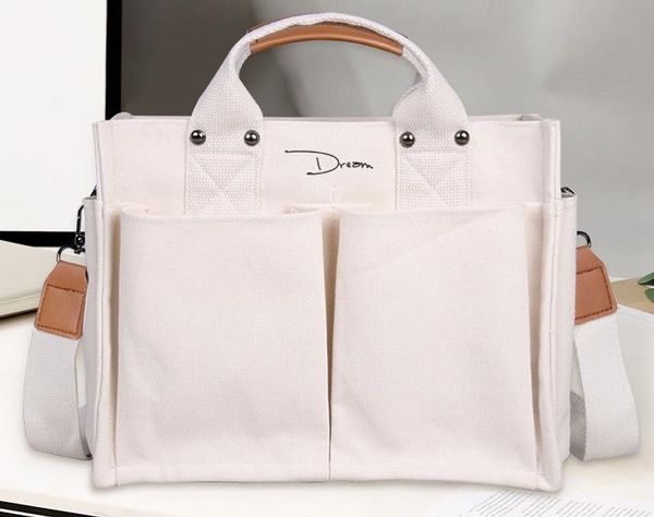 

2020 designer messenger handbags casual one shoulder new canvas handbag