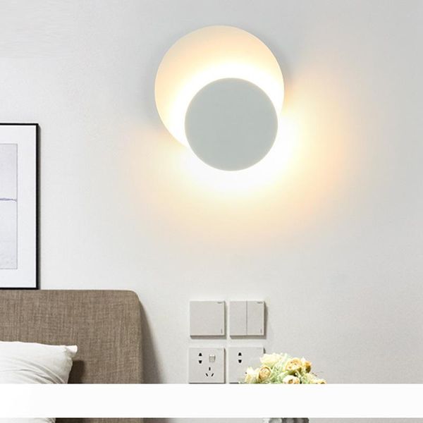 

LED Acrylic Creative Wall Lamp Modern Minimalist Sconce Living Room Bedroom Bedside Simple Staircase Hallway Wall Lamps