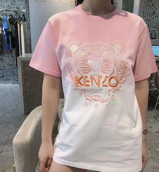 

pink tiger t-shirt 2020 fashion brands womens designer tshirt clothes cotton ken short sleeve tee breathable, Black;green