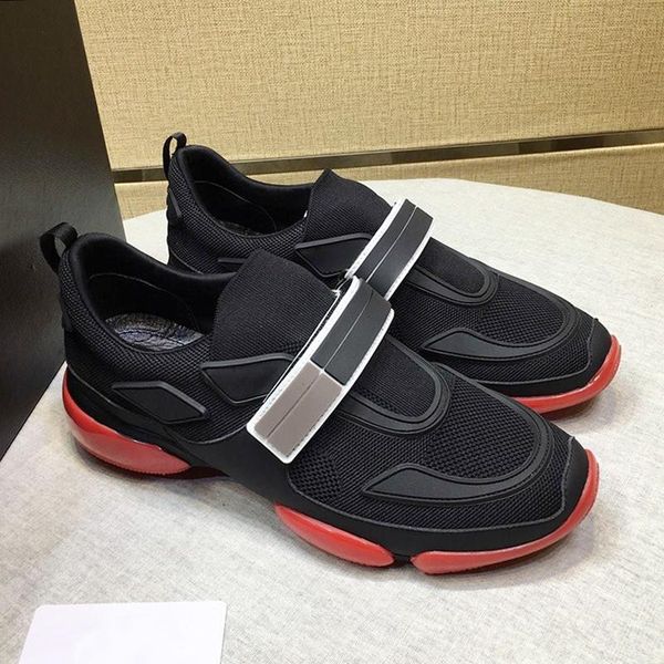 

cloudbust sneakers mens shoes scarpe da uomo fashion vintage sneakers sports breathable low hook &loop casual men shoes, Black