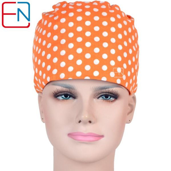 

new long hair scrub cap for long hair nurses 100% cotton mei yi, Blue;gray