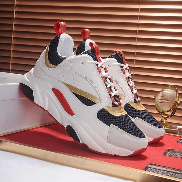 

canvas and calfskin sneaker fashion mens shoes lace -up lightweight comfortable style luxury casual sports shoes autumn and winter footwaers, Black