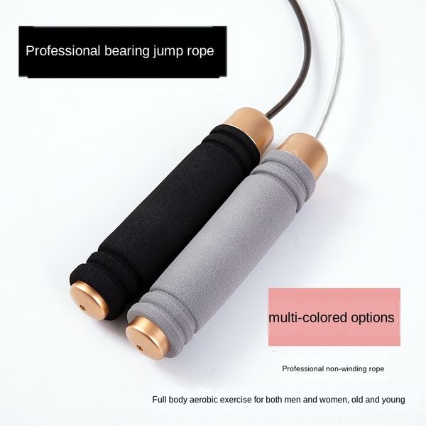 

bearing steel wire non-slip sponge handlerope skipping professional sports competition children students' fitness wire rope