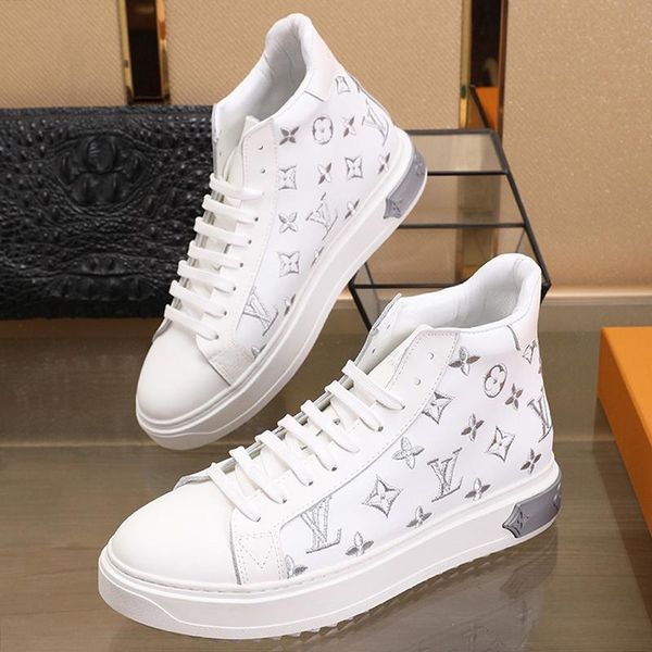 

drop ship mens shoes lightweight fashion luxury chunky sneakers scarpe da uomo di lusso sports lace -up plus size men boots, Black