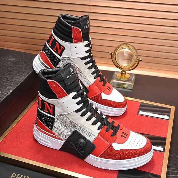 

male footwears mens shoes casual style fashion outdoor street platform fitness footwears zapatos de hombre luxury style fashion boots shoes, Black