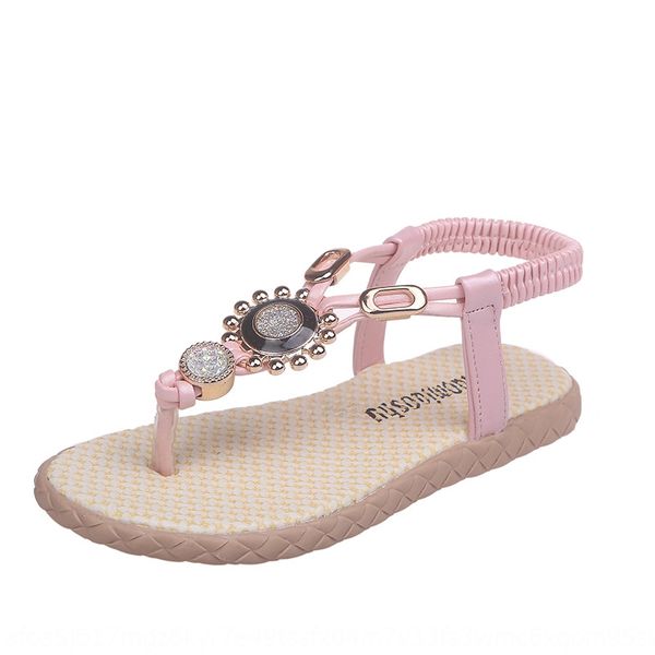 

uikqz 2020 new bright diamond clamped ' flip-flops children slippers slippers girls sandals flip-flops soft bottom anti-skid medium an, Black;grey