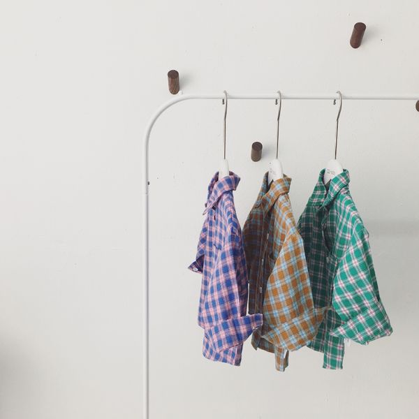 

pth3y 2019 весна осень новых детей лучшие детская одежда детская детская одежда мальчиков и девочек ребенка корейский стиль хлопка плед, White;black