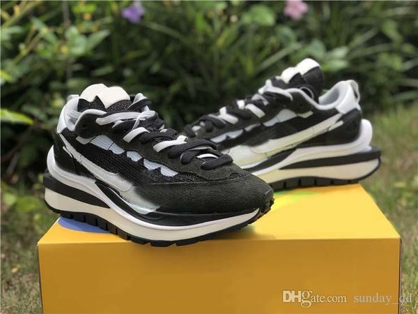 

new authentic sacai x pegasus vaporfly sp men running shoes black summit white pure platinum man sports sneakers with box