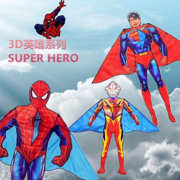 

alt ott super iron man boys like spider-man kite children beginner kite