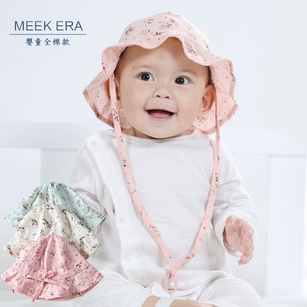 

cotton summer cap baby cap soft sweat absorbing baby hat children's hat, Blue;gray