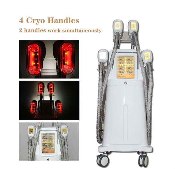 

переносной прохладный скульптура жир замораживание сжигание жира cryolipolysis похудения машина с 4 ручки для домашнего использования