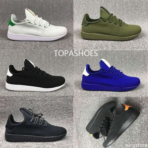 

wholesale new arrive pharrell williams x stan smith tennis hu primeknit men women shoes sneaker breathable runner sports 36-45