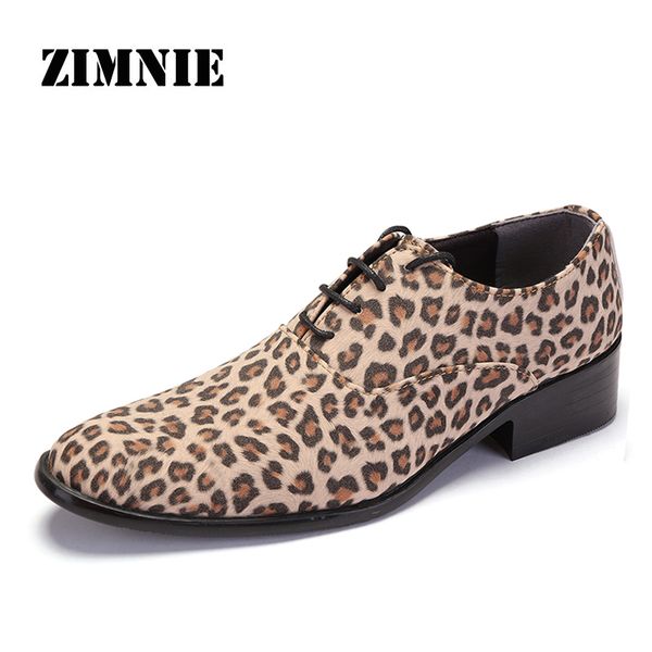 

zimnie fashion leopard casual men shoes lace-up men casual shoes autumn new 2020 breathable trend quality dress, Black
