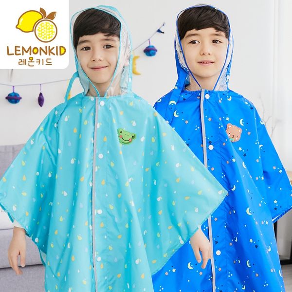 

twmmm lemonkid special offer new children's cloak cloak poncho environmental protection breathable waterproof transparent large brim ra, Black