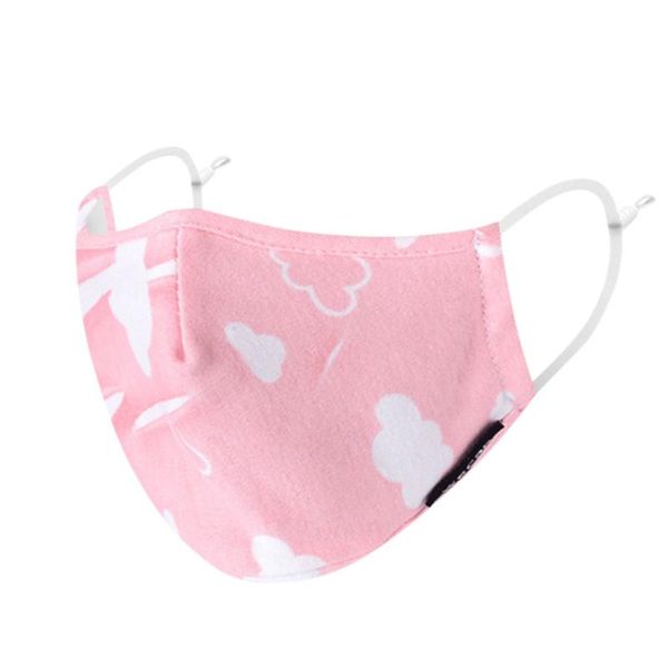 

kids children dustproof cotton safety activated carbon mouth face reusable anti-dust pollution hiking scarves in stock, Black