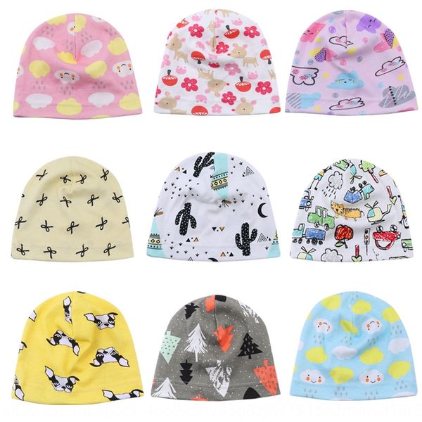 

pd9sv summer and autumn new children's pure cotton pullover cap cap knitted baby pure cotton single-layer cartoon pullover thin hat bab, Blue;gray
