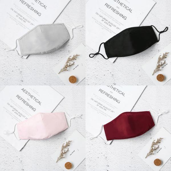 

designer printed women silk magic scarf face mask 14 styles chiffon handkerchief outdoor windproof half face dust-proof sunshade ma#334#4#51, Black