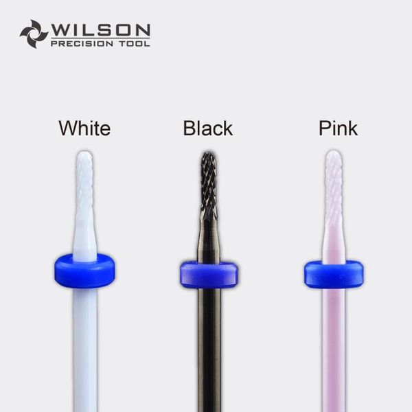 

круглый бит - средний - белый керамический nail drill bit wilson